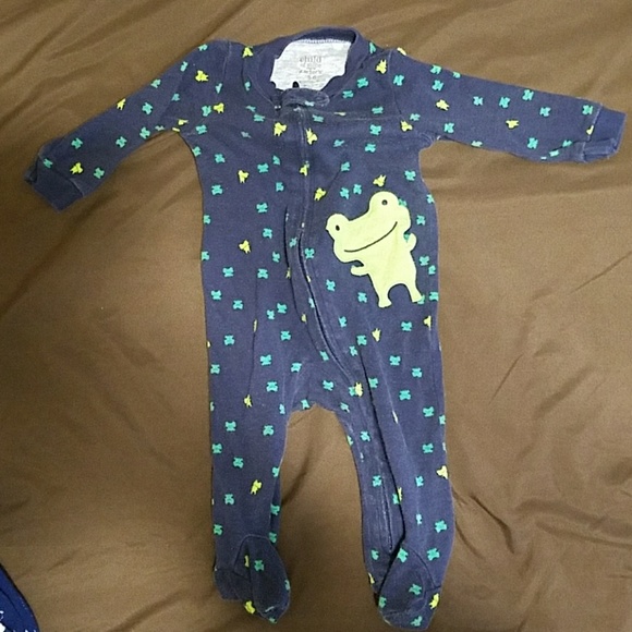 0-6 Month Baby Pajamas Lot of 6 - Picture 5 of 7